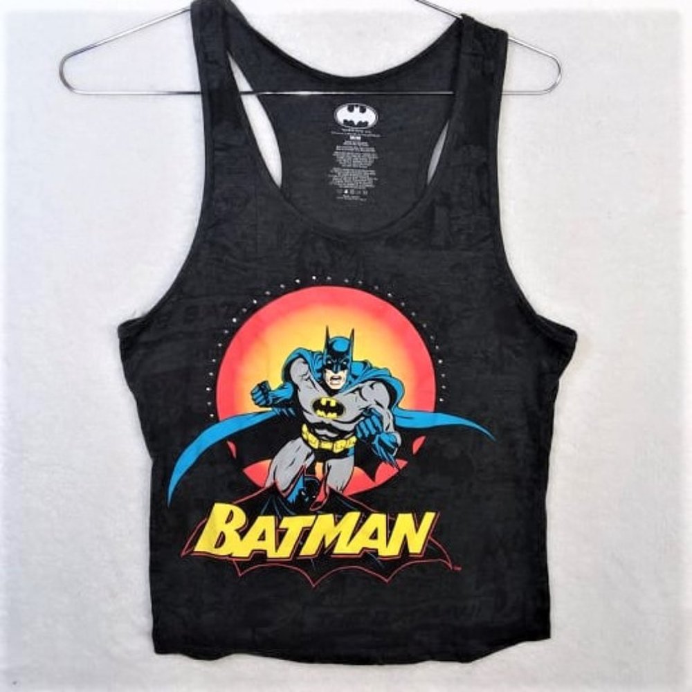 BATMAN DC COMIC COLORFUL MUSCLE TANK SIZE MED